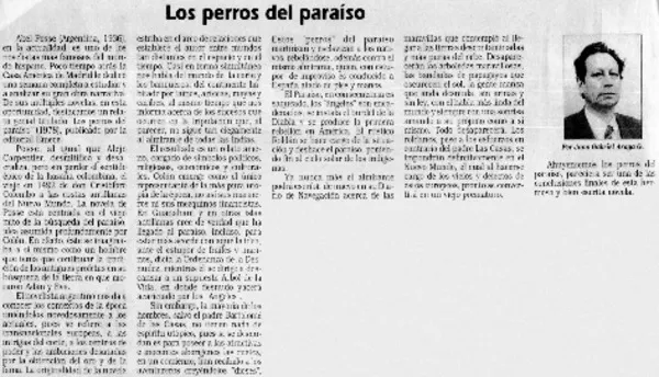 Los perros del paraíso  [artículo] Juan Gabriel Araya G.