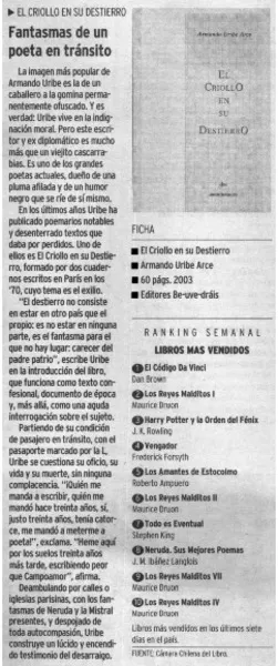 Fantasmas de un poeta en tránsito  [artículo] Andrés Gómez B.