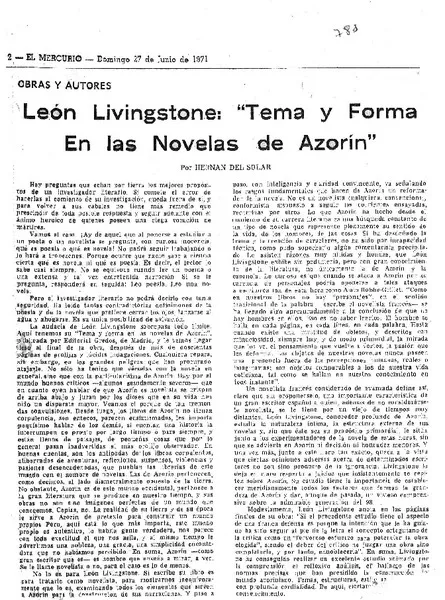 El trayecto de Azorín  [artículo] Darío de la Fuente.