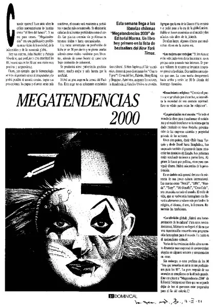 Megatendencias 2000.  [artículo]