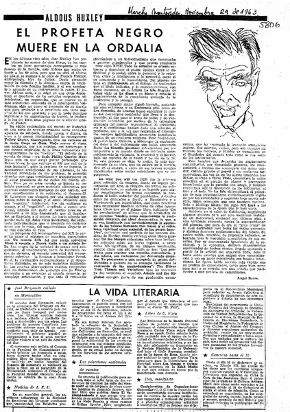 El profeta negro muere en la ordalia.  [artículo]