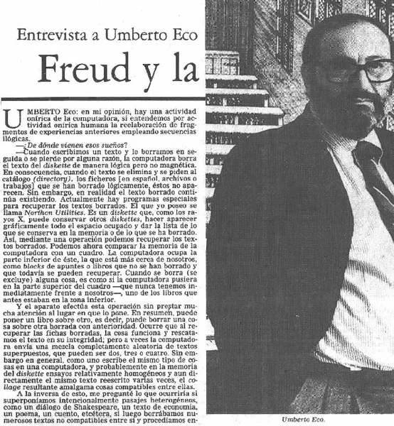 Freud y la computadora.  [artículo]