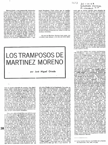 Los tramposos de Martínez Moreno  [artículo] José Miguel Oviedo.