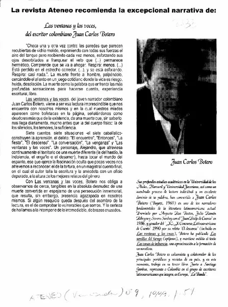 Las ventanas y las voces  [artículo]