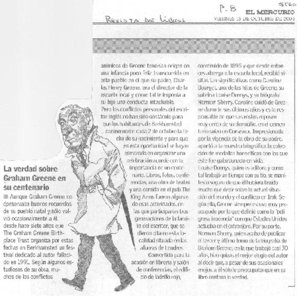 La Verdad sobre Graham Greene en su centenario  [artículo]