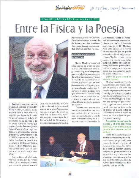 Entre la física y la poesía  [artículo].
