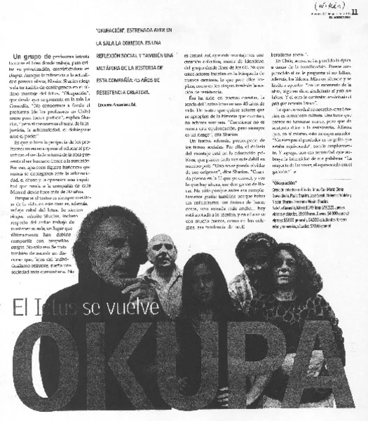 El ICTUS se vuelve okupa  [artículo] Ediardo Arancibia M.