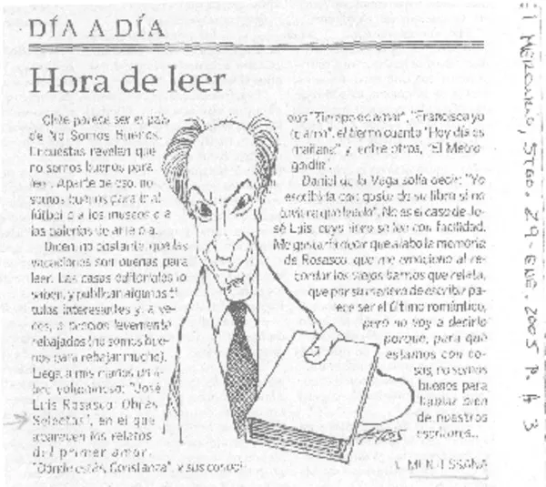 Hora de leer  [artículo] Mentessana