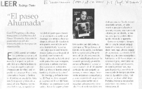 "El Paseo Ahumada"  [artículo]Rodrigo Pinto.