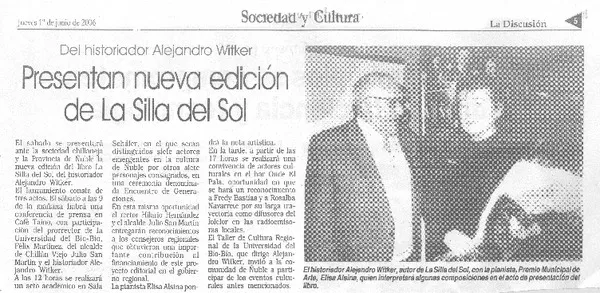 Presentan nueva edición de La Silla del Sol  [artículo]
