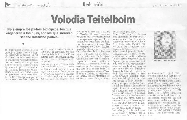 Volodia Teitelboim  [artículo]Ena Ferrada Ortiz.