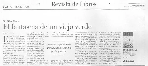 El fantasma de un viejo verde  [artículo] Roberto Fuentes.