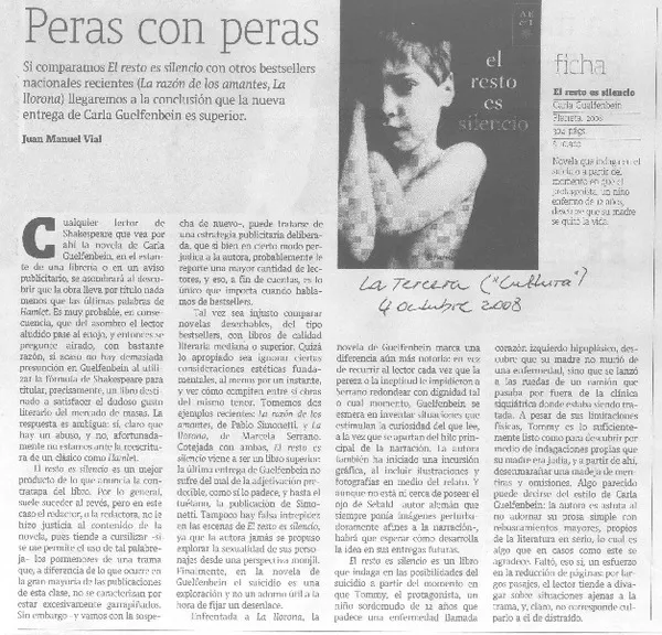 Saludar al criticón  [artículo].