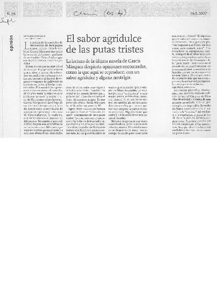 El sabor agridulce de las putas tristes  [artículo] Márgara Averbach.