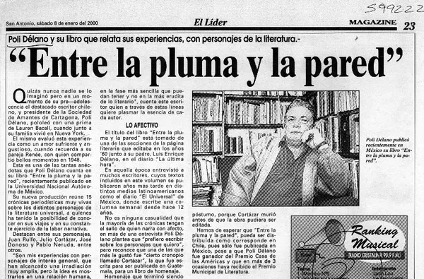 "Entre la pluma y la pared"  [artículo]