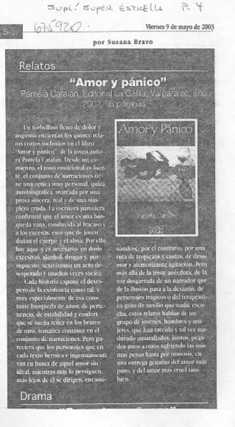 "Amor y pánico"  [artículo]