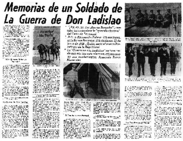 Memorias de un soldado de la guerra de don Ladislao.  [artículo]