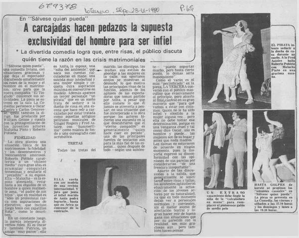 A carcajadas hacen pedazos la supuesta exclusividad del hombre para ser infiel  [artículo].