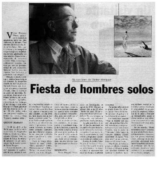 Fiesta de hombres solos.  [artículo]