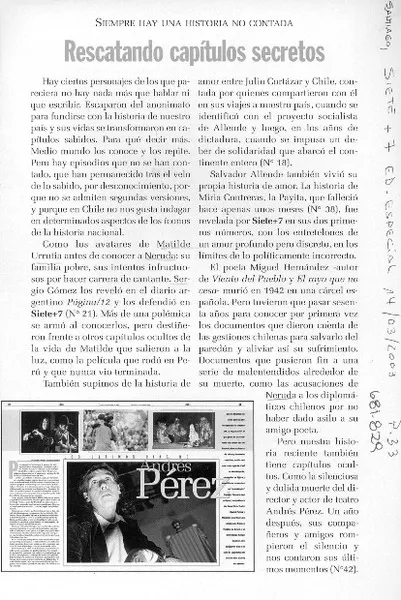 Rescatando capítulos secretos.  [artículo]