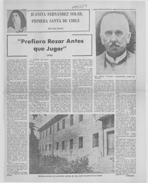 Prefiero rezar antes que jugar"  [artículo] Free Lancer.