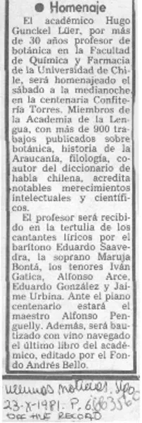 Homenaje.  [artículo]