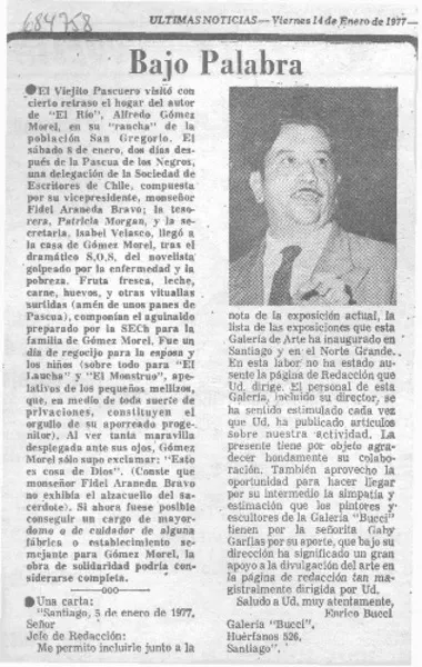 Bajo palabra  [artículo]