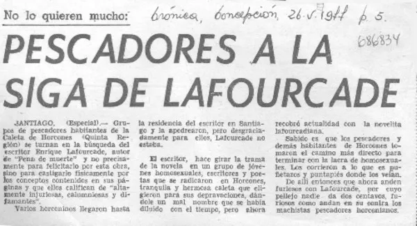 Pescadores a la siga de Lafourcade.  [artículo]