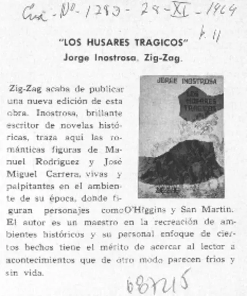 "Los húsares trágicos"  [artículo].