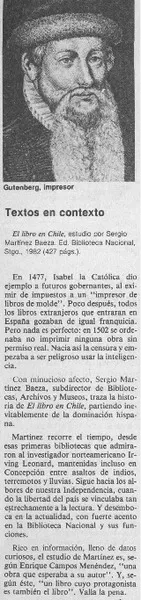 Textos en contexto.  [artículo]