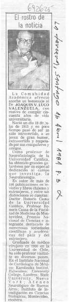 El rostro de la noticia.  [artículo]