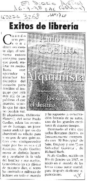 El Alquimista  [artículo].