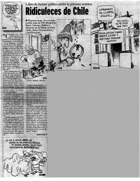 Ridiculeces de Chile  [artículo] Andrés Gómez B.