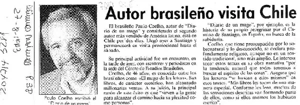 Cecilia Bolocco presenta a su gurú  [artículo].