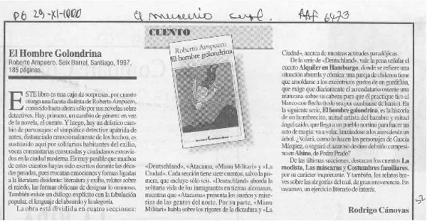 Cuento  [artículo] Rodrigo Cánovas.