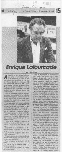 Enrique Lafourcade  [artículo] Plinio el Viejo.