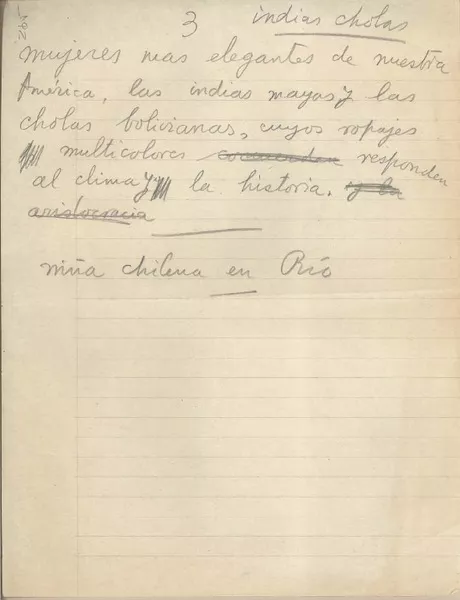 [Notas]  [manuscrito] Joaquín Edwards Bello.