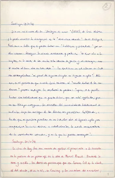 [Crónicas literarias]  [Manuscrito] Alfonso Calderón.
