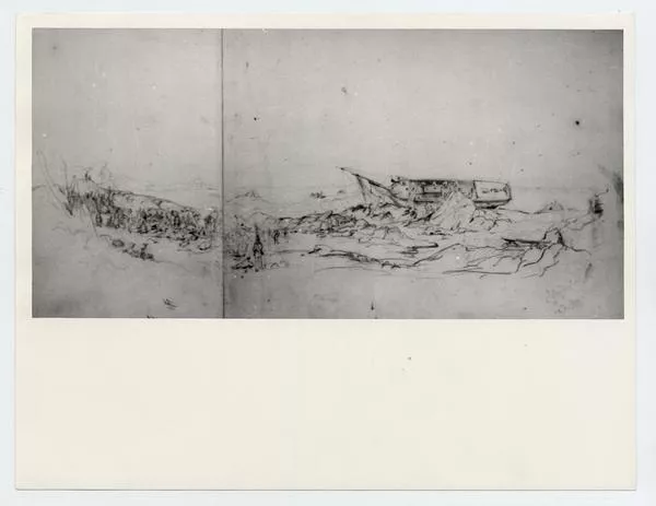[Naufragio del Buque Escuela L'Oriental Hydrographe]  [fotografía].