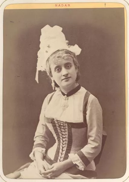 [Mujer no identificada]  [fotografía] Félix Nadar.