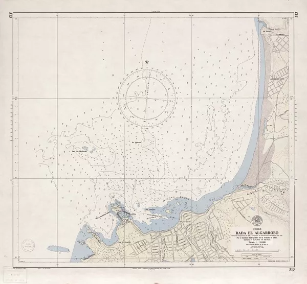 Rada El Algarrobo  [material cartográfico] por el Instituto Hidrográfico de la Armada de Chile.