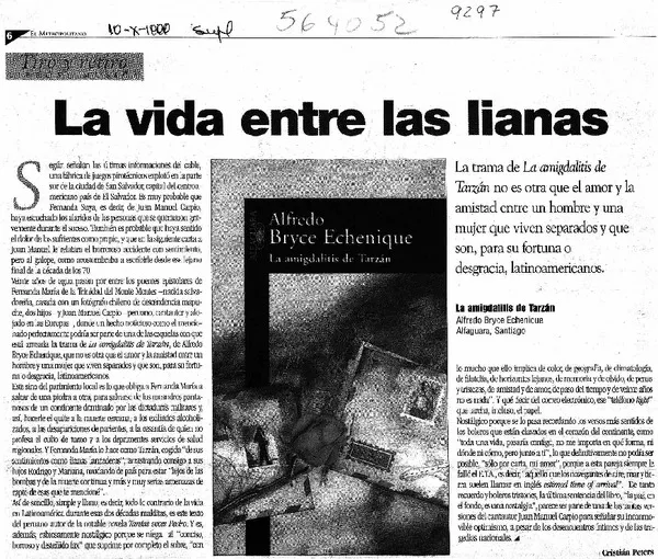 La Vida entre las lianas  [artículo].