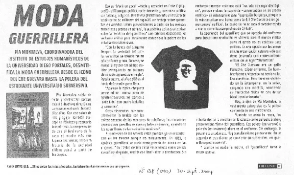 Moda guerrillera  [artículo]