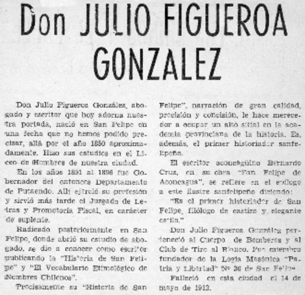 Julio Figueroa González.  [artículo]