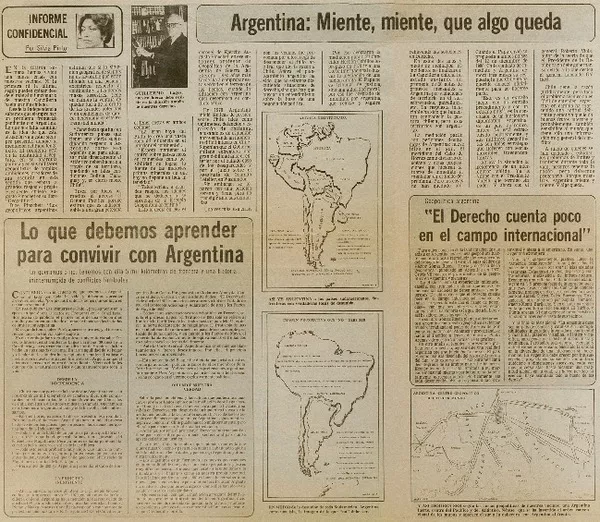 Argentina: miente, miente que algo queda  [artículo] Silvia Pinto.
