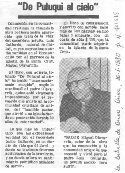 De Puluqui al cielo.  [artículo]
