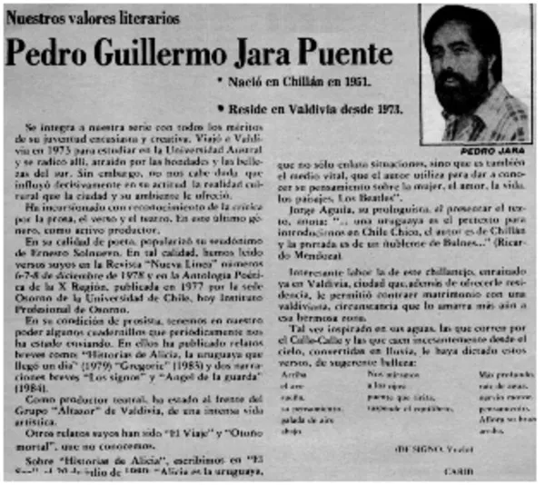 Daniel y los leones dorados"  [artículo] Juan Gabriel Araya G.