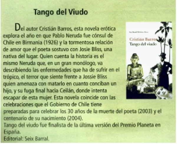 Tango del viudo.  [artículo]