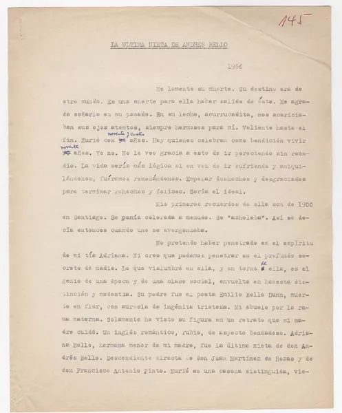 [Crónicas]  [manuscrito] Joaquín Edwards Bello.