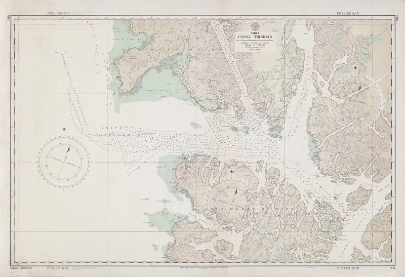 Canal Trinidad  [material cartográfico] por el Instituto Hidrográfico de la Armada de Chile.
